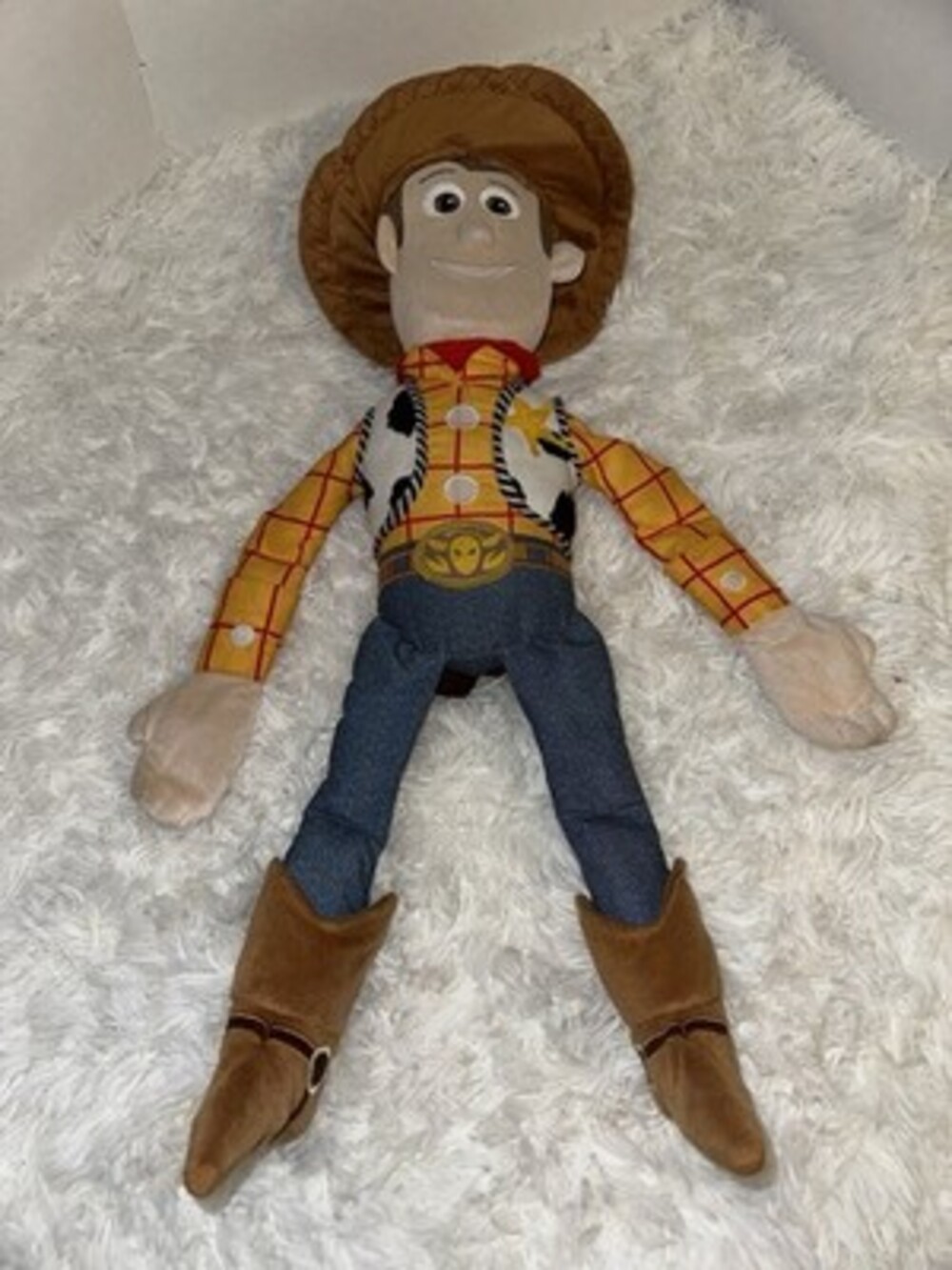 Disney Store Woody Plush Doll Pixar Toy Story 4 18.5" - Picture 2 of 5